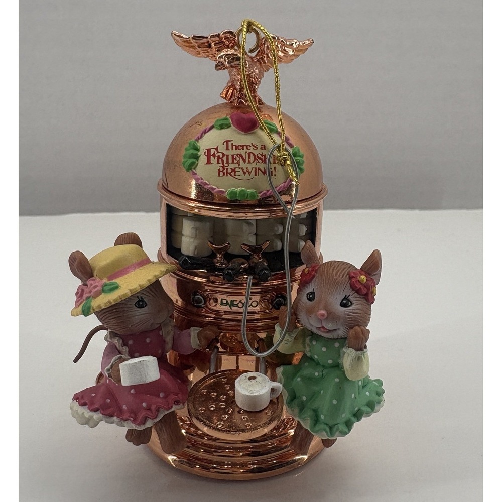 There's A Friendship Brewing 1996 Enesco Best Friends #7 Ornament 176761 - Box